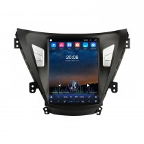 Для 2011-2013 Hyundai Avante Elantra LHD 9,7-дюймовый Android 10.0 HD с сенсорным экраном, стерео Bluetooth, GPS-навигация, радио с Wi-Fi, AUX USB, поддержка управления на рулевом колесе, видеорегистратор, камера заднего вида, OBD