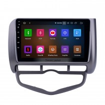 8-дюймовый Android 13.0 GPS-навигатор для 2006 Honda Jazz City Auto AC LHD с сенсорным экраном HD Carplay AUX Поддержка Bluetooth 1080P