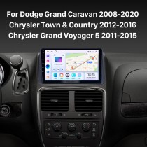 Для Dodge Grand Caravan 2008-2020 Chrysler Town & Country 2012-2016 Chrysler Grand Voyager 5 2011-2015 Сенсорный экран Carplay Radio Android 14.0 GPS-навигационная система Замена автомобильной стереосистемы Bluetooth
