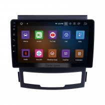 9-дюймовый Android 12.0 для SsangYong Korando 2011–2013 гг. GPS-навигация Радио с Bluetooth HD Поддержка сенсорного экрана TPMS DVR Камера Carplay DAB+