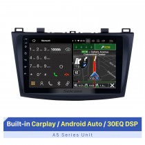 9-дюймовый сенсорный HD-экран для Mazda 3 Axela 2009-2012 гг. Система GPS-навигации Автомобильная стереосистема Автомобильная аудиосистема с поддержкой GPS OBD2