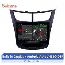 2015-2016 Chevy Chevrolet New Sail 9-дюймовый сенсорный экран Android 10.0 HD Bluetooth GPS-навигация Радио USB AUX поддержка Carplay