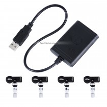 Портативный автомобильный USB-TPMS с 4-мя внутренними датчиками для Android-радиоприемника Мониторинг давления в шинах Автоматическая система сигнализации
