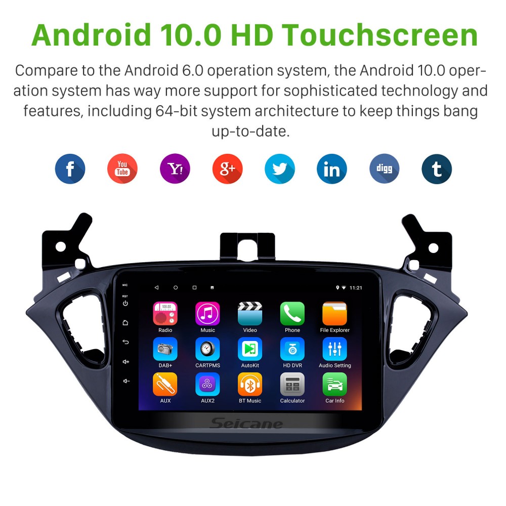 9-Дюймовый Android Радио Для 2015-2019 Opel Corsa 2013-2016 Opel.