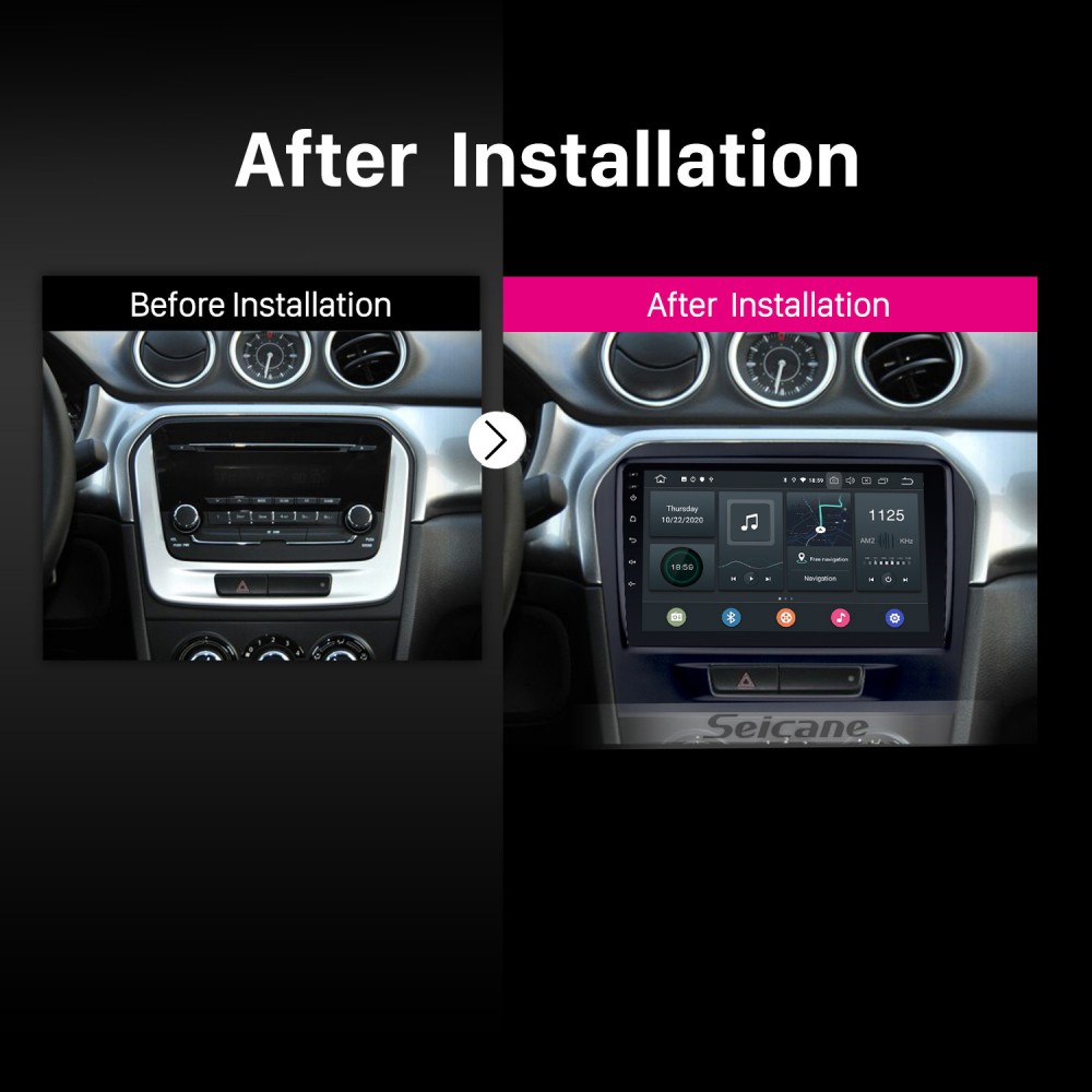 2015 2016 Suzuki Vitara Android 10.0 Радио DVD-Плеер Система GPS.