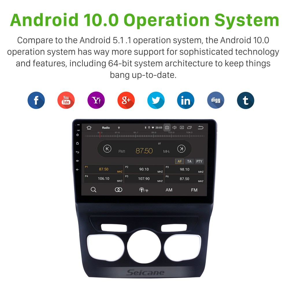 10,1-Дюймовый Автомобильный Мультимедийный Плеер Android 10.0 Для.
