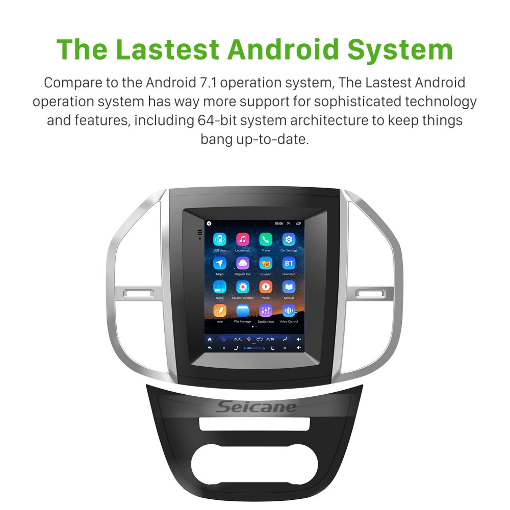 Carplay Radio HD Android Для 2014 2015 2016-2022 Mercedes Benz.