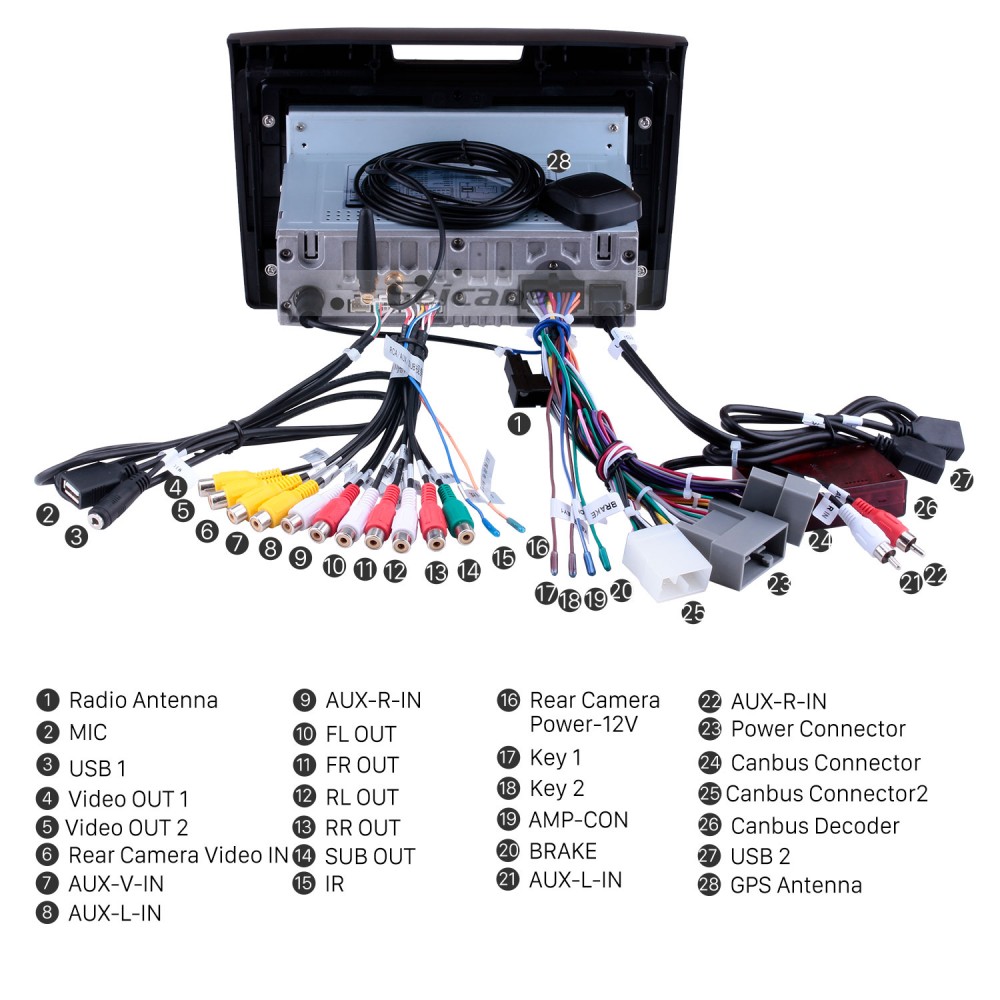 a partire dal 2013 Blaupunkt SD BLUETOOTH USB mp3 CD AUTORADIO PER HONDA CR-V 