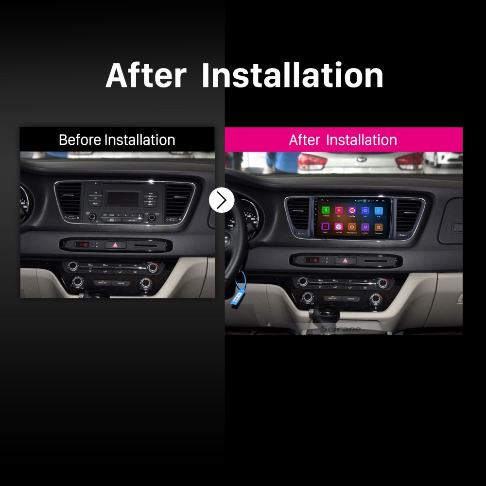 9 Дюймов Для 2014 2015 2016-2019 Kia Carnival / Sedona Radio.