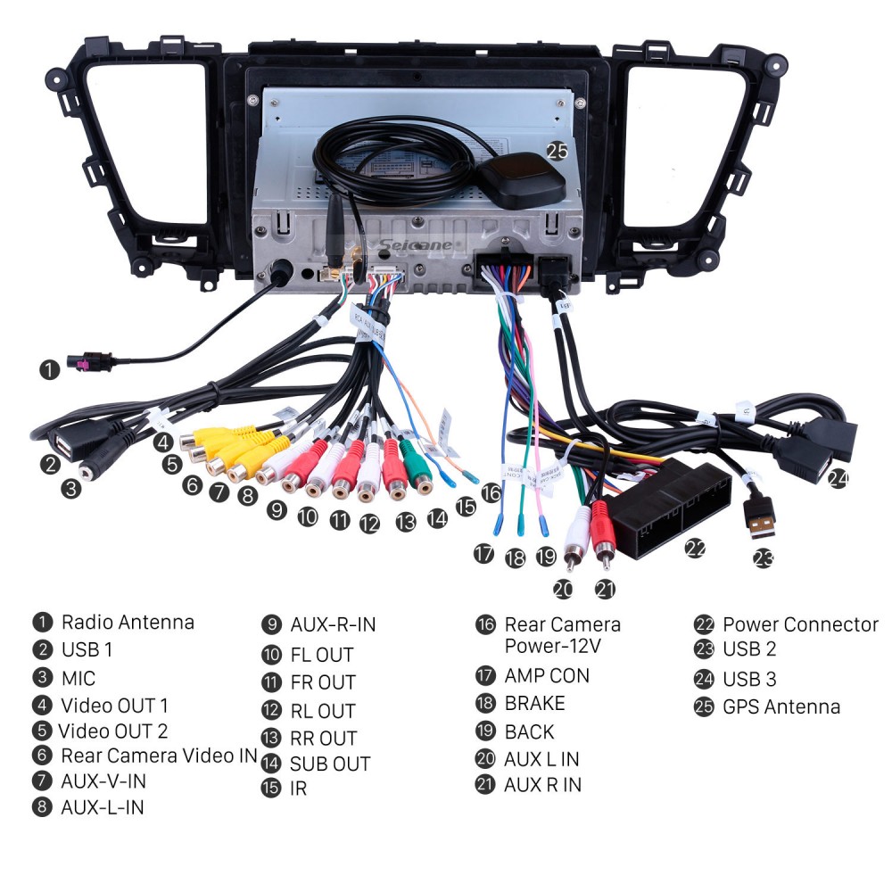 9 Дюймов Для 2014 2015 2016-2019 Kia Carnival / Sedona Radio.