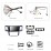 OEM 9-дюймовый Android 13.0 GPS навигационное радио для 2008-2014 Toyota Fortuner / Hilux Bluetooth HD Сенсорный экран Carplay Поддержка USB DVR Цифровое ТВ