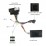 9-дюймовый Android 13.0 для BENZ SLK 2004-2012 Радио GPS-навигационная система с сенсорным экраном HD Поддержка Bluetooth Carplay OBD2