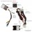 OEM 9-дюймовый Android 13.0 HD с сенсорным экраном Bluetooth-радио для 2010-2013 Toyota Prado 150 с GPS-навигацией USB FM автостерео Wi-Fi Поддержка AUX DVR TPMS Резервная камера OBD2 SWC