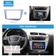 2 Din Fascia for 2005-2011 Seat Leon left hand driving Car Radio Head Unit GPS Navigation plate panel Frame