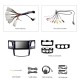 OEM 9-дюймовый Android 13.0 GPS навигационное радио для 2008-2014 Toyota Fortuner / Hilux Bluetooth HD Сенсорный экран Carplay Поддержка USB DVR Цифровое ТВ