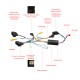 9,7-дюймовый Android 10.0 GPS-навигатор для 2015 2016 2017 2018 2019 2020 2021 Ford Mustang с сенсорным экраном HD Поддержка Bluetooth AUX Carplay OBD2