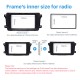 Качество 2Din 2009 Mazda CX-9 Автомобильный радиоприемник Fascia Даш Установка DVD-плеер Панель обивки лицевой панели Car Kit Рама