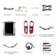 OEM 12,1-дюймовый Android 10.0 Радио для TOYOTA LAND CRUISER 100 2002-2007 LEXUS LX470 2003-2007 Bluetooth HD Сенсорный экран Поддержка GPS-навигации Carplay Задняя камера TPMS