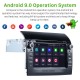 Aftermarket 7-дюймовый Android 9.0 2007-2016 Fiat Ducato / Peugeot Boxer Радио DVD-плеер Система GPS-навигации с Bluetooth 3G Wi-Fi Зеркальная связь Управление рулем Резервная камера DVR OBD2 DAB +