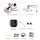 9-дюймовый Android 13.0 для Lexus RX300 Toyota Harrie 1997 1998 1999-2003 Радио GPS-навигационная система с сенсорным экраном HD Bluetooth Поддержка Carplay OBD2