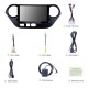 Сенсорный экран HD 9 дюймов Android 13.0 2013-2016 HYUNDAI I10 Grand i10 RHD GPS-навигатор Радио с поддержкой Bluetooth WiFi Mirror Link Управление рулевым колесом