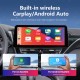 Carplay Android 12.0 12,3-дюймовый HD-сенсорный экран GPS-навигация Радио для TOYOTA Camry 2021 года с поддержкой Bluetooth Камера заднего вида