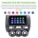 2002-2008 HONDA Jazz (Manual AC, RHD) 7-дюймовый сенсорный экран HD Android 10.0 Автомобильная стереосистема GPS-навигация с FM-радио Bluetooth Музыка WIFI Поддержка зеркала Link TPMS USB Цифровое ТВ резервное копирование камеры
