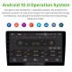 10,1-дюймовый Android 10.0 Универсальная GPS-навигация Автомобильная аудиосистема с Bluetooth Встроенная Carplay Android Auto 4G WiFi Резервная камера DVR DAB + Управление на рулевом колесе