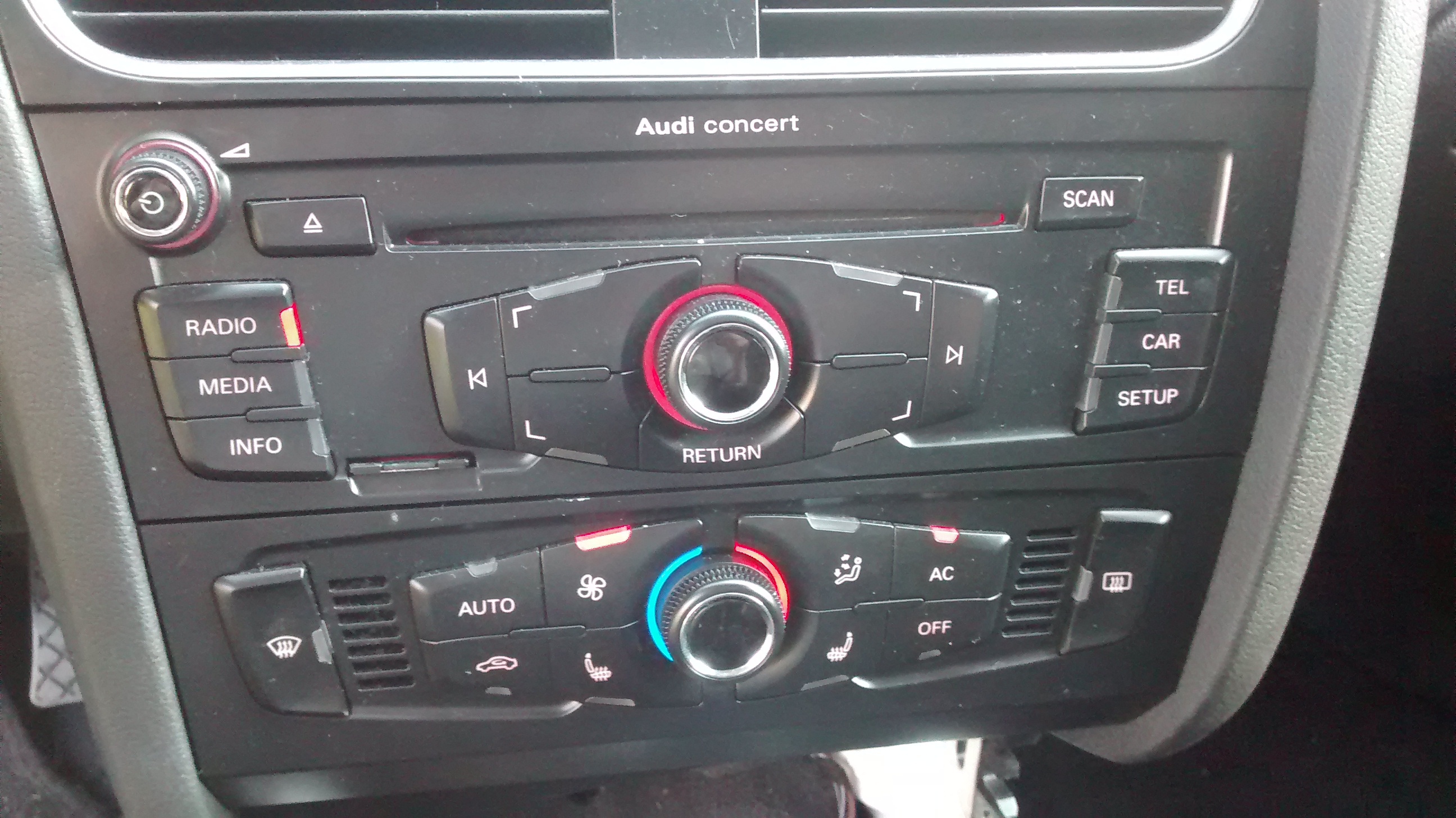 Audi a4 b8 stereo options