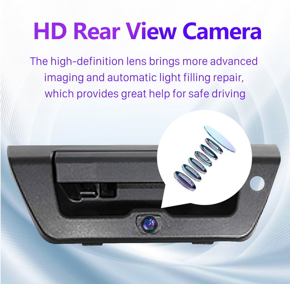 Seicane Car Rearview Camera for Ford F150 2015 2016 2017 2018 HD LENS IPS Screen Camera WIFI GPS Car Dvr Mirror Dash Cam