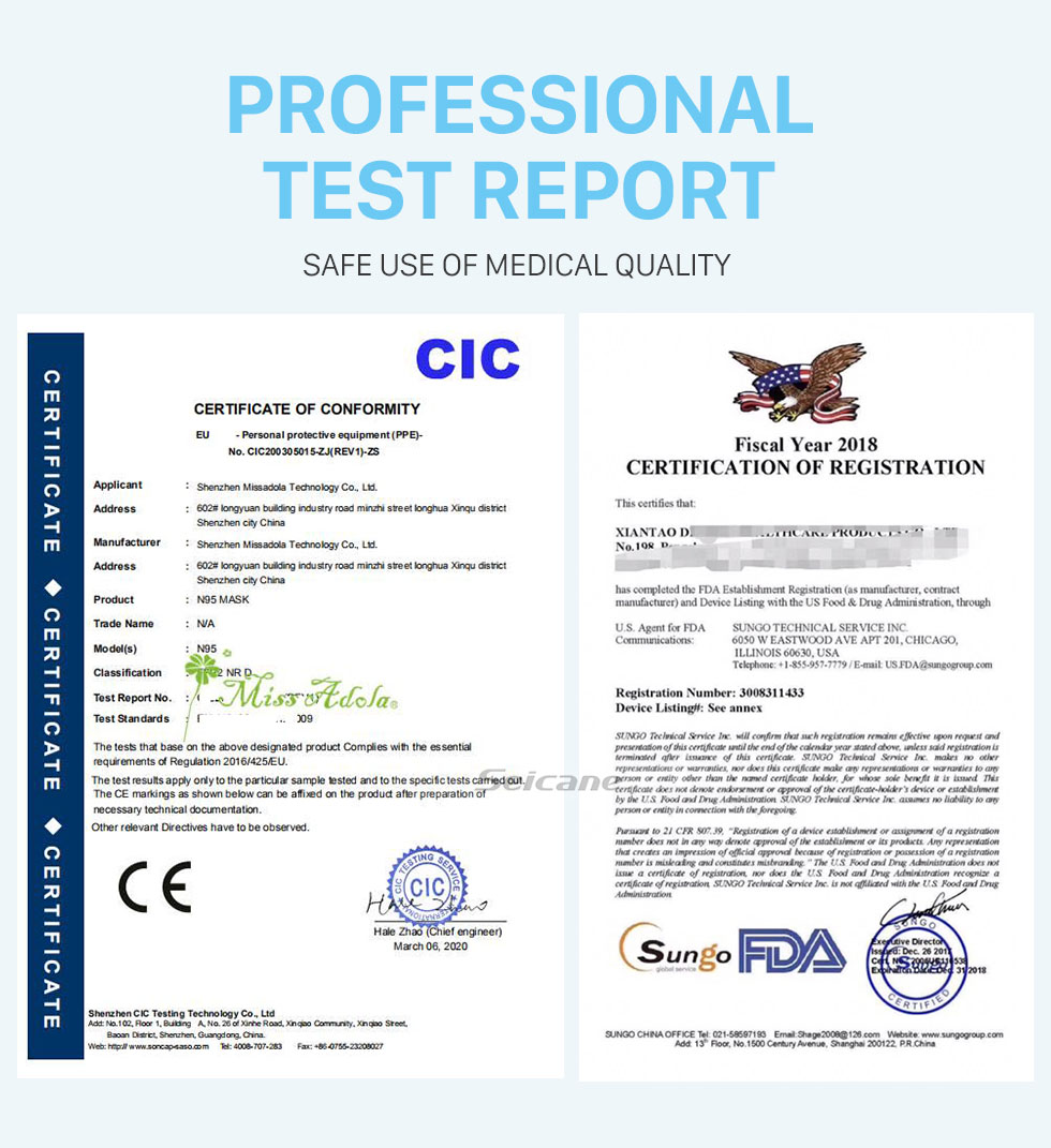 Seicane Máscaras N95 Máscaras Protetoras Anti-fog E Respiráveis à Prova de Poeira 4 Camadas pm2.5 Filtragem a 95% 2 Unidades / pacote Seicane Máscaras N95 Máscaras Protetoras Anti-fog E Respiráveis à Prova de Poeira 4 Camadas pm2.5 Filtragem a 95% 2 Unidades / pacote