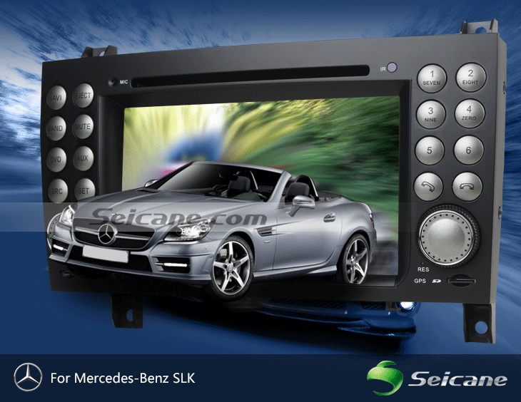 Seicane Auto DVD Player für Mercedes-Benz SLK mit GPS Radio TV Bluetooth