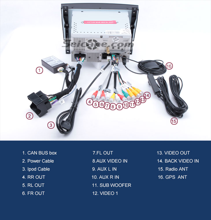Seicane Car DVD player for Mercedes-Benz SLK W171 R171 with GPS Radio TV Bluetooth Seicane Car DVD player for Mercedes-Benz SLK W171 R171 with GPS Radio TV Bluetooth