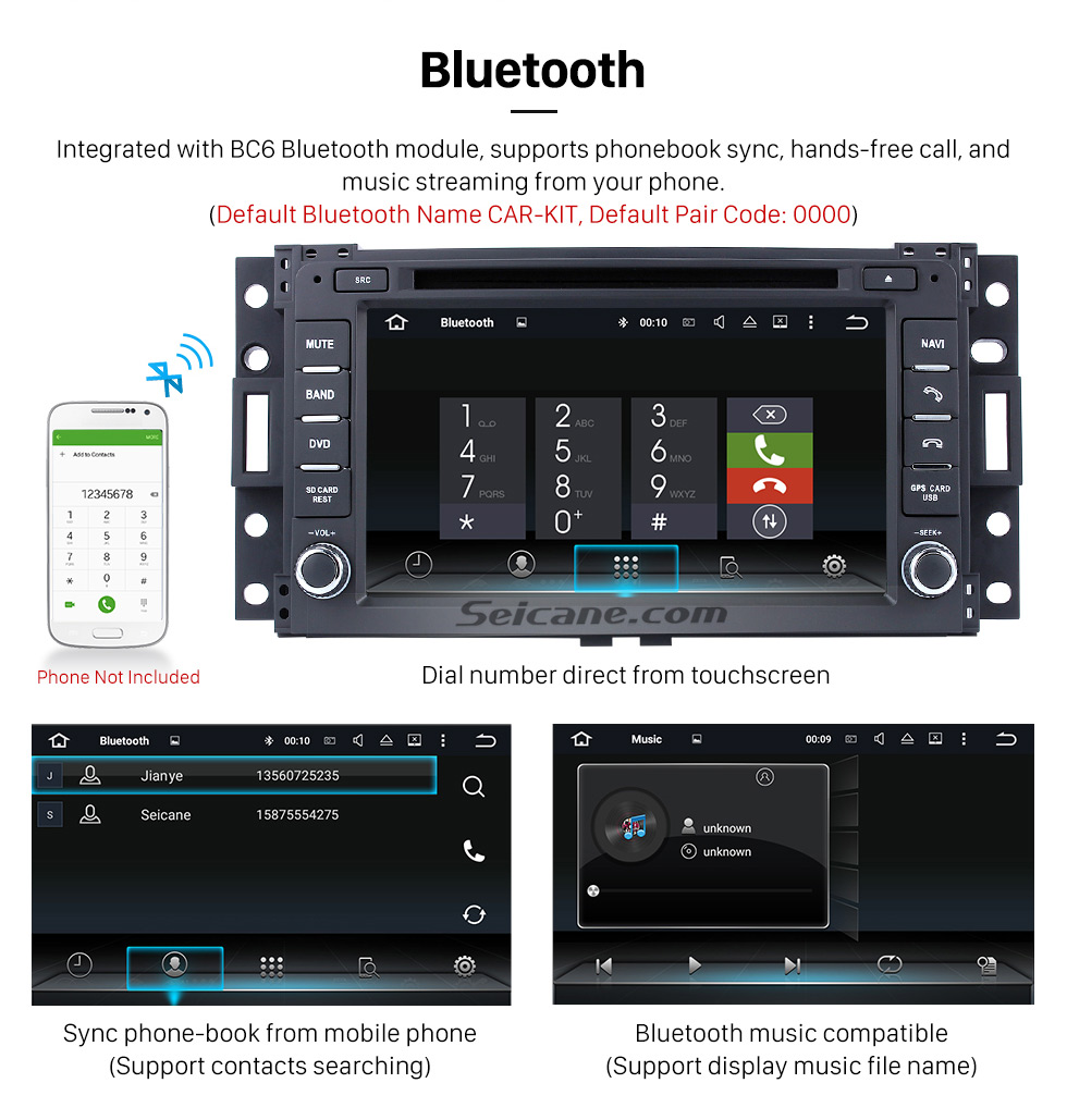 Seicane Pontiac Montana SV6 DVD player GPS Navigation System with Radio TV Bluetooth Seicane Pontiac Montana SV6 DVD player GPS Navigation System with Radio TV Bluetooth