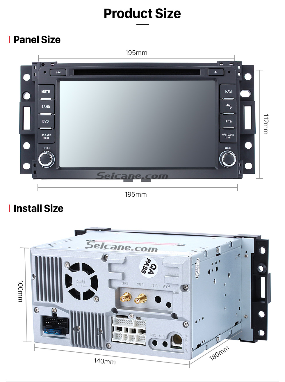 Seicane Pontiac Montana SV6 DVD player GPS Navigation System with Radio TV Bluetooth Seicane Pontiac Montana SV6 DVD player GPS Navigation System with Radio TV Bluetooth