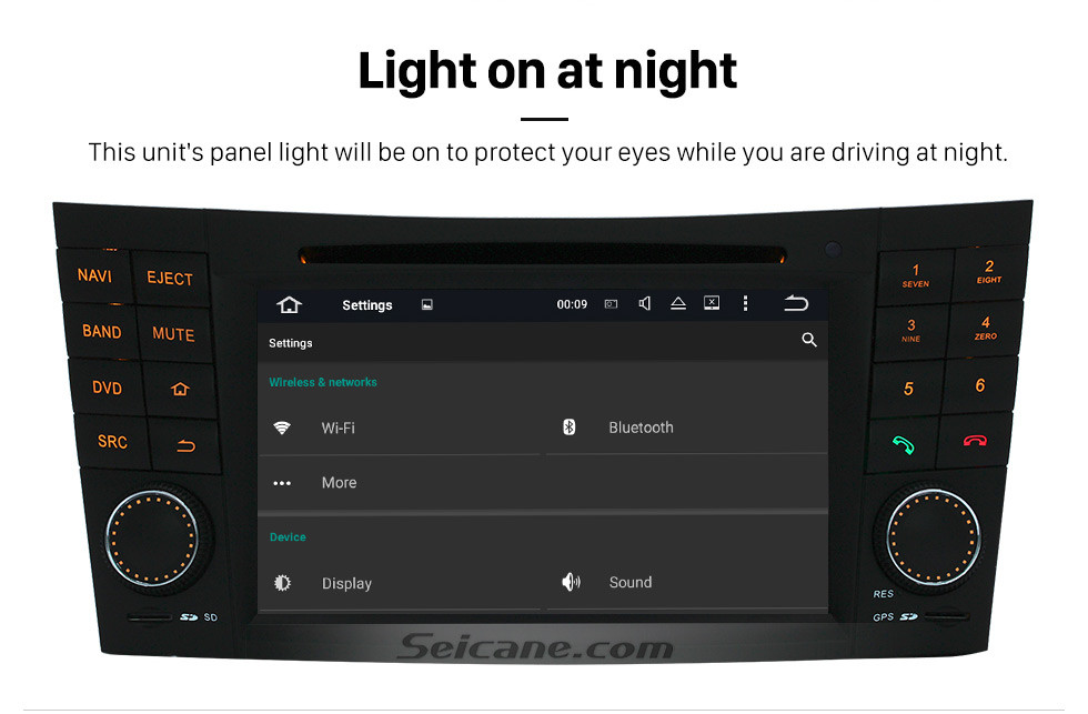 Seicane Android 7.1 GPS Navigation system for 2001-2008 Mercedes-Benz G-Class W463 G550 G500 G400 G320 G270 G55 with Radio DVD Player Touch Screen Bluetooth WiFi TV HD 1080P Video Backup Camera steering wheel control USB SD Seicane Android 7.1 GPS Navigation system for 2001-2008 Mercedes-Benz G-Class W463 G550 G500 G400 G320 G270 G55 with Radio DVD Player Touch Screen Bluetooth WiFi TV HD 1080P Video Backup Camera steering wheel control USB SD