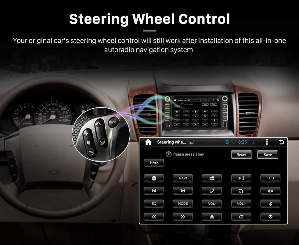 Steering Wheel Control HD 1024*600 Touchscreen 2006-2013 BMW Mini Cooper with 8 inch Android 5.1.1 Autoradio GPS DVD Player Bluetooth HD 1080P Video Steering Wheel Control Steering Wheel Control HD 1024*600 Touchscreen 2006-2013 BMW Mini Cooper with 8 inch Android 5.1.1 Autoradio GPS DVD Player Bluetooth HD 1080P Video Steering Wheel Control