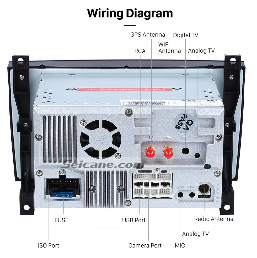 Seicane OEM Android 8.0 DVD Player GPS Navigation system for 2004-2012 Mercedes-Benz SLK W171 R171 with HD 1080P Video Bluetooth Touch Screen Radio WiFi TV Backup Camera steering wheel control USB SD Seicane OEM Android 8.0 DVD Player GPS Navigation system for 2004-2012 Mercedes-Benz SLK W171 R171 with HD 1080P Video Bluetooth Touch Screen Radio WiFi TV Backup Camera steering wheel control USB SD