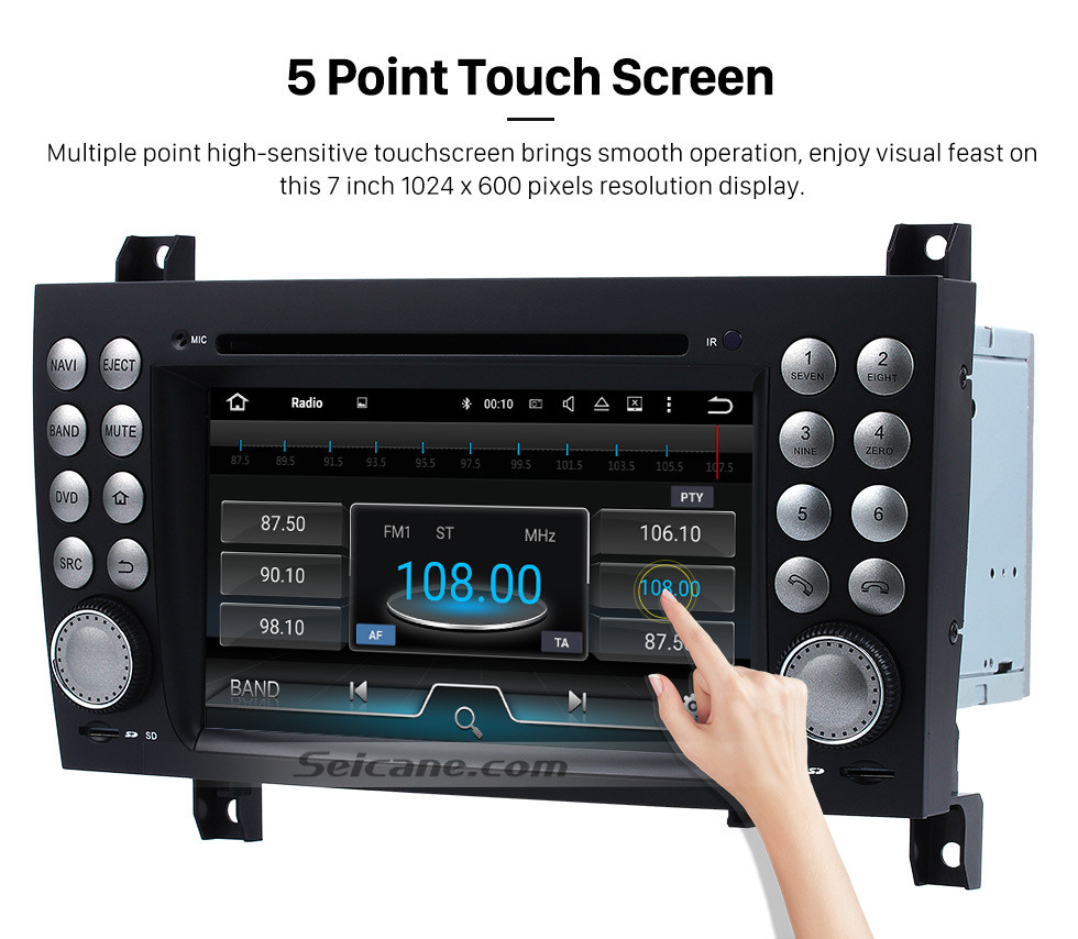 Seicane OEM Android 8.0 DVD Player GPS Navigation system for 2004-2012 Mercedes-Benz SLK W171 R171 with HD 1080P Video Bluetooth Touch Screen Radio WiFi TV Backup Camera steering wheel control USB SD Seicane OEM Android 8.0 DVD Player GPS Navigation system for 2004-2012 Mercedes-Benz SLK W171 R171 with HD 1080P Video Bluetooth Touch Screen Radio WiFi TV Backup Camera steering wheel control USB SD