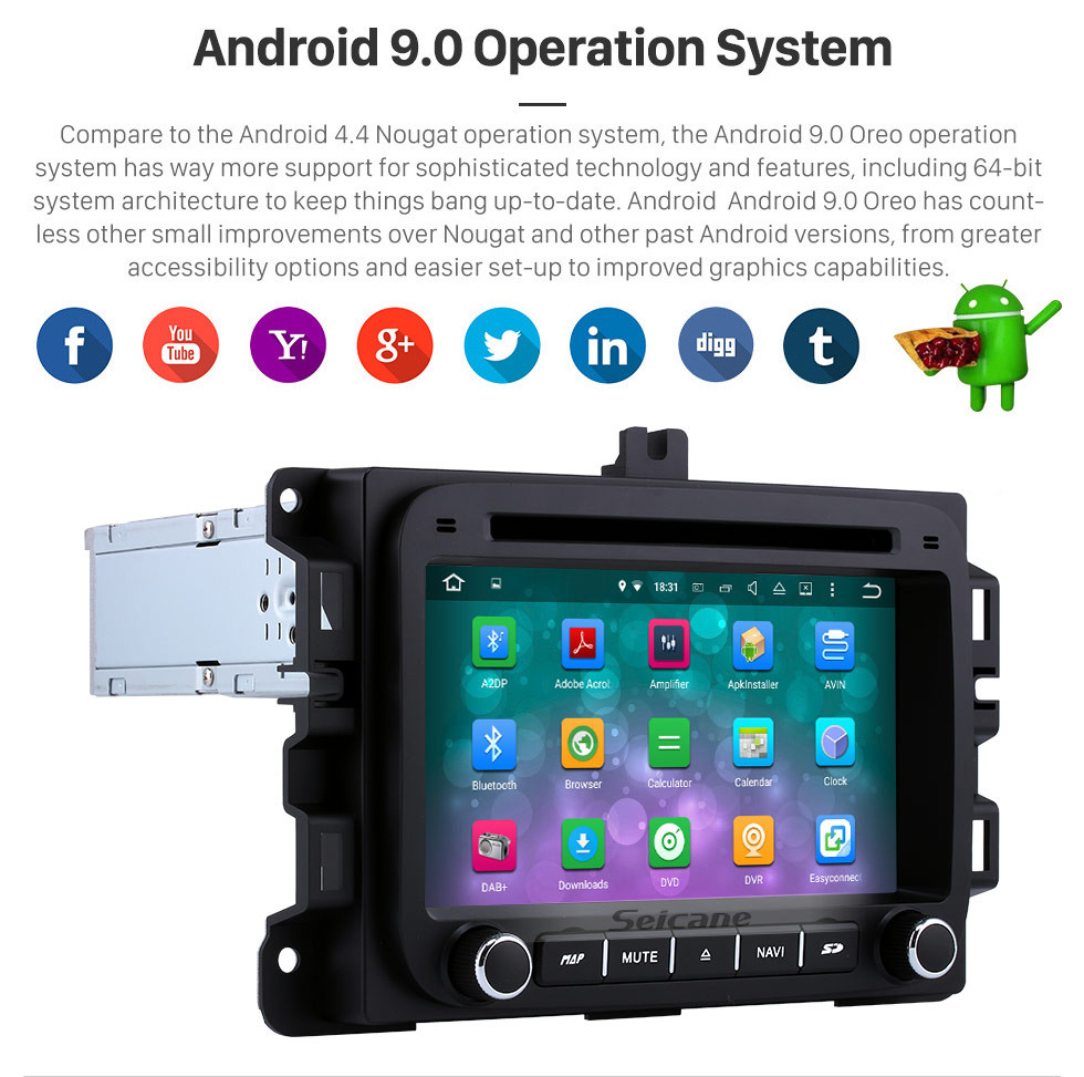 Seicane Android 9.0 2013 2014 2015 DODGE RAM 1500 2500 3500 4500 Sistema de substituição estéreo GPS Radio Navegação 3G WiFi DVD Bluetooth USB SD Seicane Android 9.0 2013 2014 2015 DODGE RAM 1500 2500 3500 4500 Sistema de substituição estéreo GPS Radio Navegação 3G WiFi DVD Bluetooth USB SD