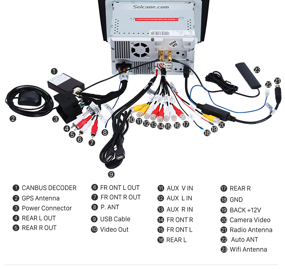Seicane OEM Android 9.0 Reproductor de DVD Sistema de navegación GPS para 1997-2004 Audi A6 S6 RS6 con HD 1080P Video Bluetooth Pantalla táctil Radio WiFi TV Cámara de respaldo Control del volante USB SD Seicane OEM Android 9.0 Reproductor de DVD Sistema de navegación GPS para 1997-2004 Audi A6 S6 RS6 con HD 1080P Video Bluetooth Pantalla táctil Radio WiFi TV Cámara de respaldo Control del volante USB SD
