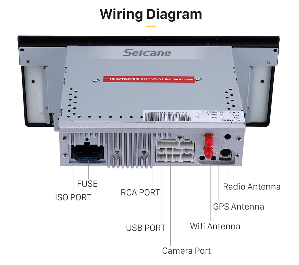 Seicane Sistema de navegação GPS Android 10.0 para Land Rover Range Rover 2002-2004 com reprodutor de DVD Rádio com tela sensível ao toque Bluetooth WiFi TV HD 1080P Câmera de backup de vídeo controle do volante USB SD