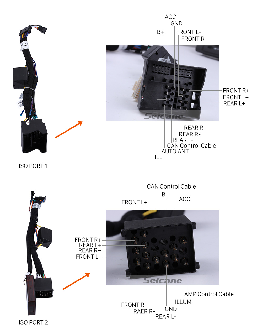 Seicane Sistema de navegação GPS Android 10.0 para Land Rover Range Rover 2002-2004 com reprodutor de DVD Rádio com tela sensível ao toque Bluetooth WiFi TV HD 1080P Câmera de backup de vídeo controle do volante USB SD