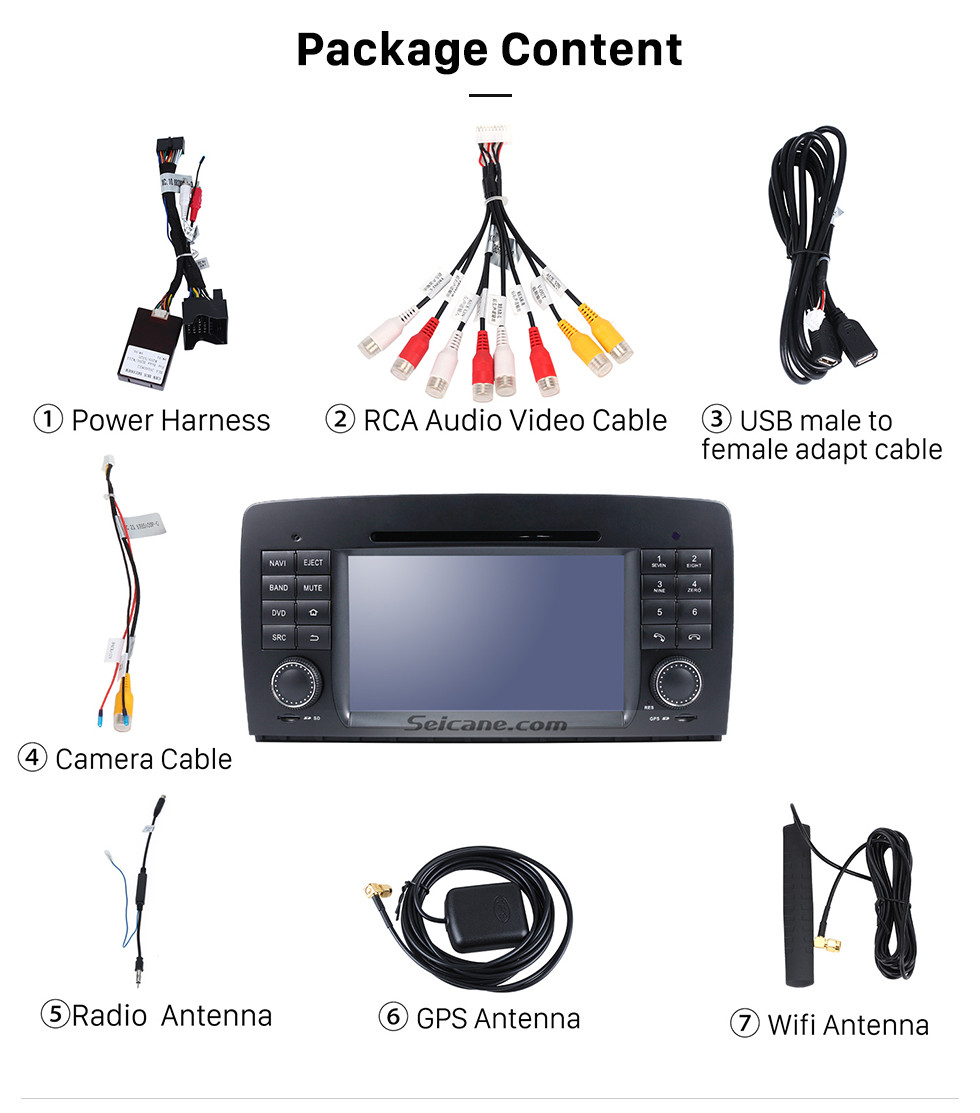Seicane Android 8.0 système de navigation GPS pour 2006-2012 Mercedes-Benz R class W251 R280 R320 R350 R500 avec Lecteur DVD Ecran tactile Radio Bluetooth WiFi TV Caméra de recul Contrôle Volant HD 1080P Vidéo USB SD Seicane Android 8.0 système de navigation GPS pour 2006-2012 Mercedes-Benz R class W251 R280 R320 R350 R500 avec Lecteur DVD Ecran tactile Radio Bluetooth WiFi TV Caméra de recul Contrôle Volant HD 1080P Vidéo USB SD