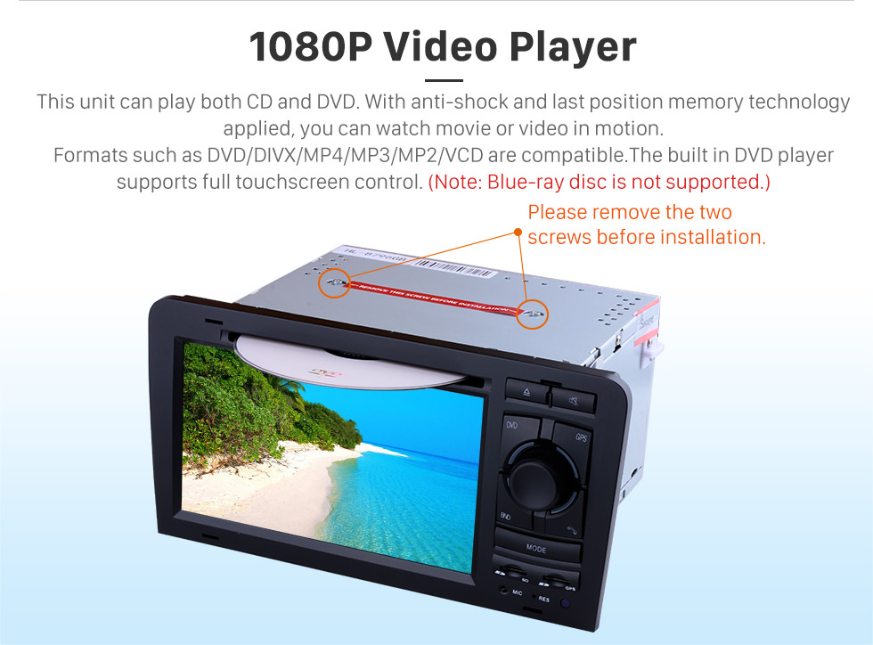 Seicane OEM Android 8.0 HD Сенсорный экран Автомобильный радиоприемник на 2003-2011 Audi A3 S3 DVD-плеер GPS-навигатор Bluetooth WIFI Поддержка зеркальной связи USB DVR 1080P Управление рулевым колесом Seicane OEM Android 8.0 HD Сенсорный экран Автомобильный радиоприемник на 2003-2011 Audi A3 S3 DVD-плеер GPS-навигатор Bluetooth WIFI Поддержка зеркальной связи USB DVR 1080P Управление рулевым колесом