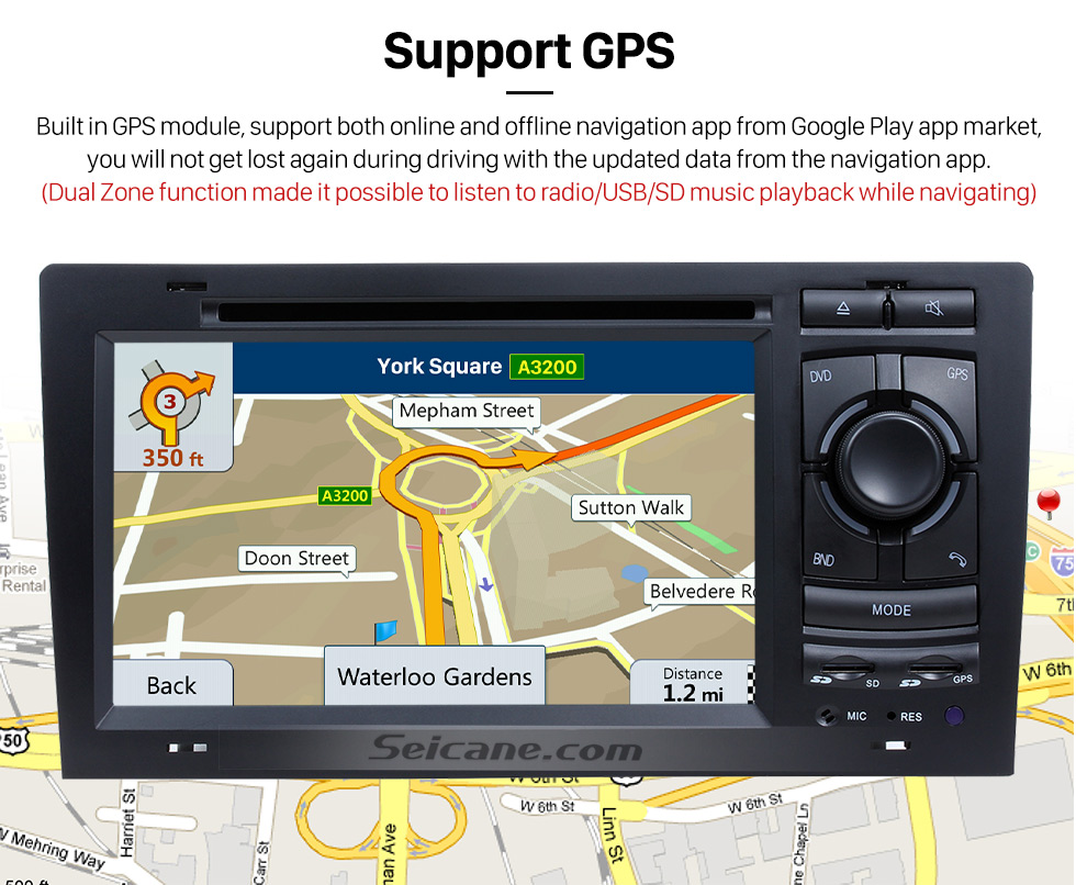 Seicane Android 8.0 DVD Player GPS Navigation system for 1994-2003 Audi A8 S8 with HD 1080P Video Bluetooth Touch Screen Radio WiFi TV Backup Camera steering wheel control USB SD Seicane Android 8.0 DVD Player GPS Navigation system for 1994-2003 Audi A8 S8 with HD 1080P Video Bluetooth Touch Screen Radio WiFi TV Backup Camera steering wheel control USB SD