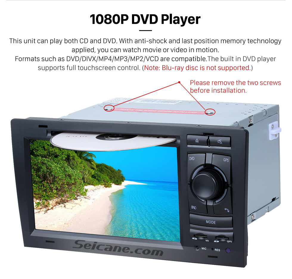 Seicane Android 8.0 DVD Player GPS Navigation system for 1994-2003 Audi A8 S8 with HD 1080P Video Bluetooth Touch Screen Radio WiFi TV Backup Camera steering wheel control USB SD Seicane Android 8.0 DVD Player GPS Navigation system for 1994-2003 Audi A8 S8 with HD 1080P Video Bluetooth Touch Screen Radio WiFi TV Backup Camera steering wheel control USB SD