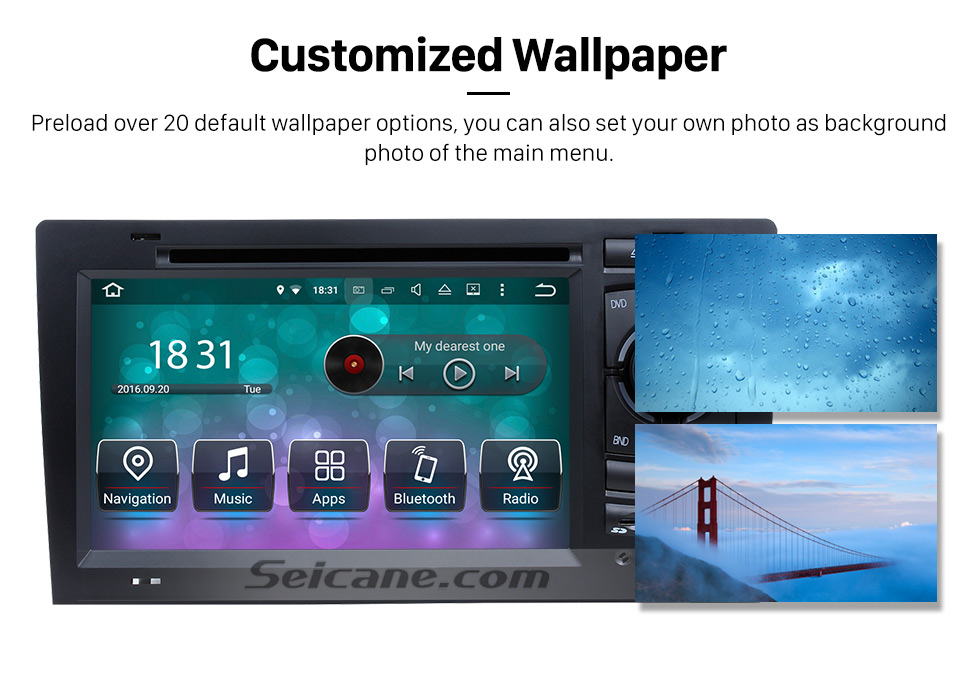 Seicane Android 8.0 DVD Player GPS Navigation system for 1994-2003 Audi A8 S8 with HD 1080P Video Bluetooth Touch Screen Radio WiFi TV Backup Camera steering wheel control USB SD Seicane Android 8.0 DVD Player GPS Navigation system for 1994-2003 Audi A8 S8 with HD 1080P Video Bluetooth Touch Screen Radio WiFi TV Backup Camera steering wheel control USB SD
