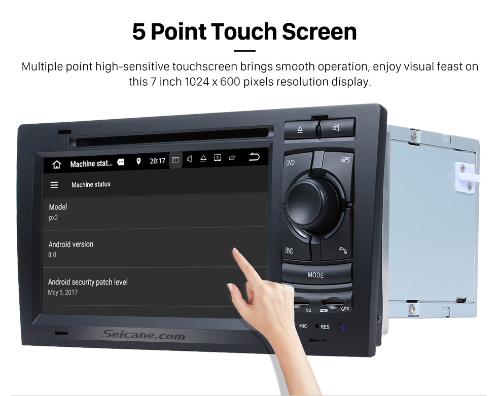 Seicane Android 8.0 DVD Player GPS Navigation system for 1994-2003 Audi A8 S8 with HD 1080P Video Bluetooth Touch Screen Radio WiFi TV Backup Camera steering wheel control USB SD Seicane Android 8.0 DVD Player GPS Navigation system for 1994-2003 Audi A8 S8 with HD 1080P Video Bluetooth Touch Screen Radio WiFi TV Backup Camera steering wheel control USB SD