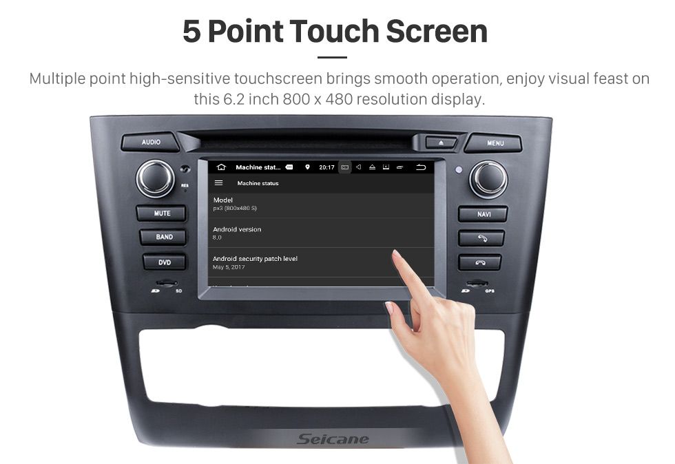 Seicane Android 8.0 GPS Radio DVD for 2004-2012 BMW 1 Series E81 E82 E88 (automatic air-conditioner +heated seat) 116i 116d 118i 118d 120i 120d 123d 125i 128i 130i 135i with 3G WiFi Mirror Link OBD2 Rearview Camera DVR Seicane Android 8.0 GPS Radio DVD for 2004-2012 BMW 1 Series E81 E82 E88 (automatic air-conditioner +heated seat) 116i 116d 118i 118d 120i 120d 123d 125i 128i 130i 135i with 3G WiFi Mirror Link OBD2 Rearview Camera DVR